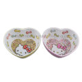 Two Tone Melamine Heart Shaped Bowl with Logo Inside (BW7202)